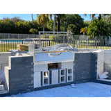 Tagwood BBQ 48" All Stainless Steel Santa Maria Argentine Built-In Wood Fire & Charcoal Grill BBQ05SS