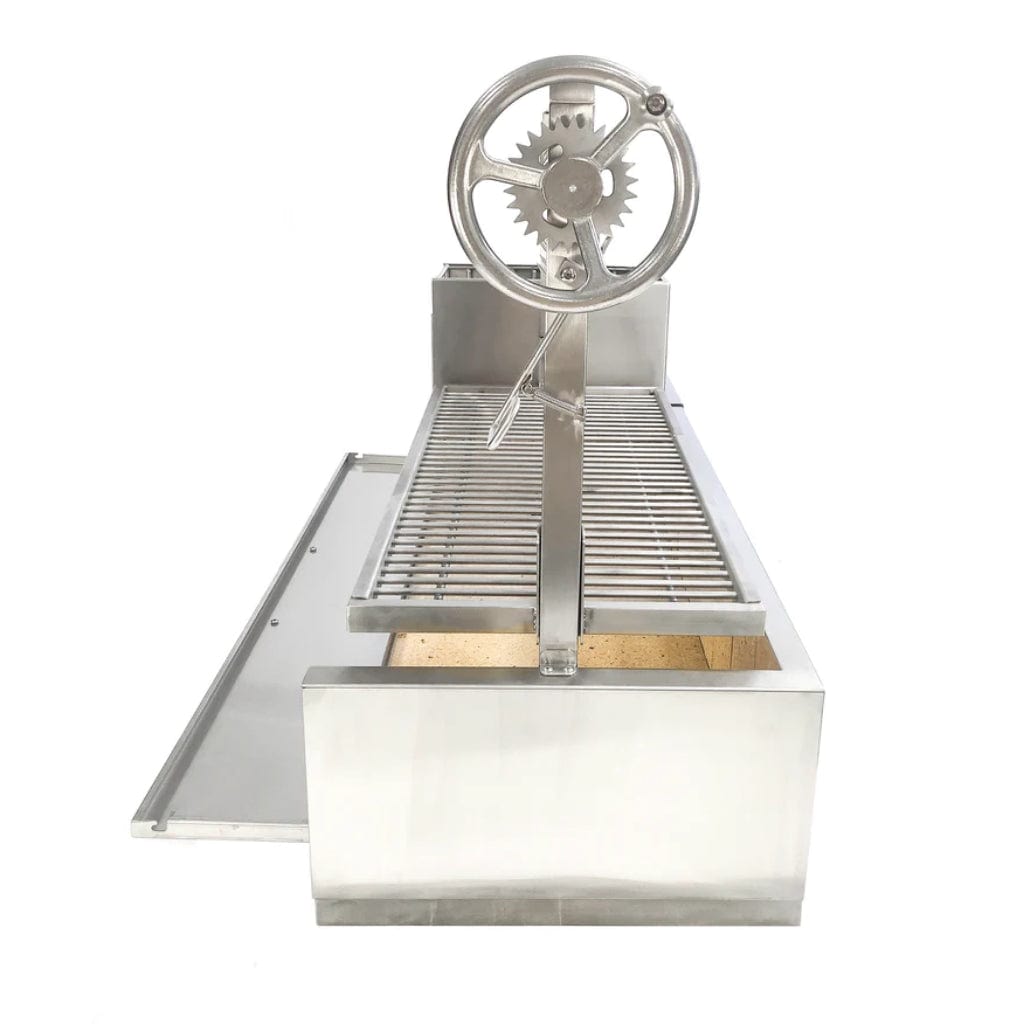 Tagwood BBQ 48" All Stainless Steel Santa Maria Argentine Built-In Wood Fire & Charcoal Grill BBQ05SS