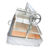 Tagwood BBQ 48" All Stainless Steel XL Argentine Built-In Wood Fire & Charcoal Grill BBQ25SS
