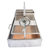 Tagwood BBQ 48" All Stainless Steel XL Argentine Built-In Wood Fire & Charcoal Grill BBQ25SS