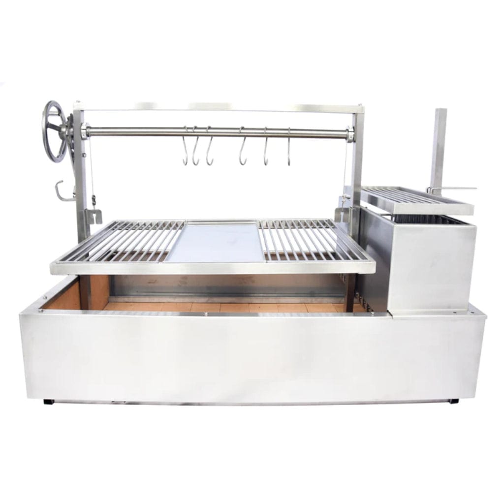 Tagwood BBQ 48" All Stainless Steel XL Argentine Built-In Wood Fire & Charcoal Grill BBQ25SS