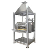 Tagwood BBQ The Beast 61" All Stainless Steel Argentine Wood Fire & Charcoal Grill w/ Asador BBQ02SS