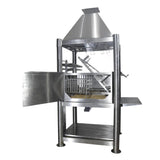 Tagwood BBQ The Beast 61" All Stainless Steel Argentine Wood Fire & Charcoal Grill w/ Asador BBQ02SS