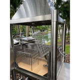 Tagwood BBQ The Beast 61" All Stainless Steel Argentine Wood Fire & Charcoal Grill w/ Asador BBQ02SS
