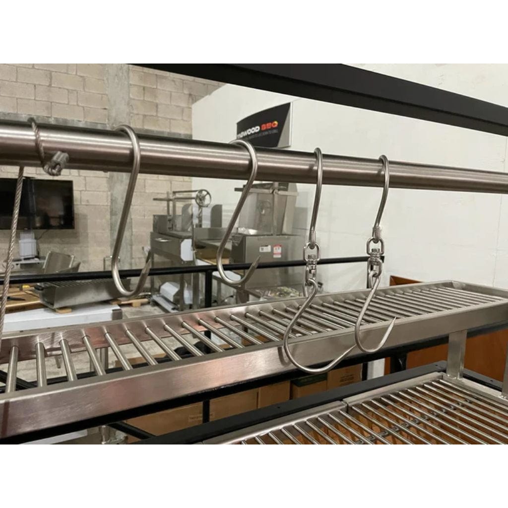 Tagwood BBQ 68" Argentine Santa Maria Wood Fire & Charcoal Grill BBQ03SI