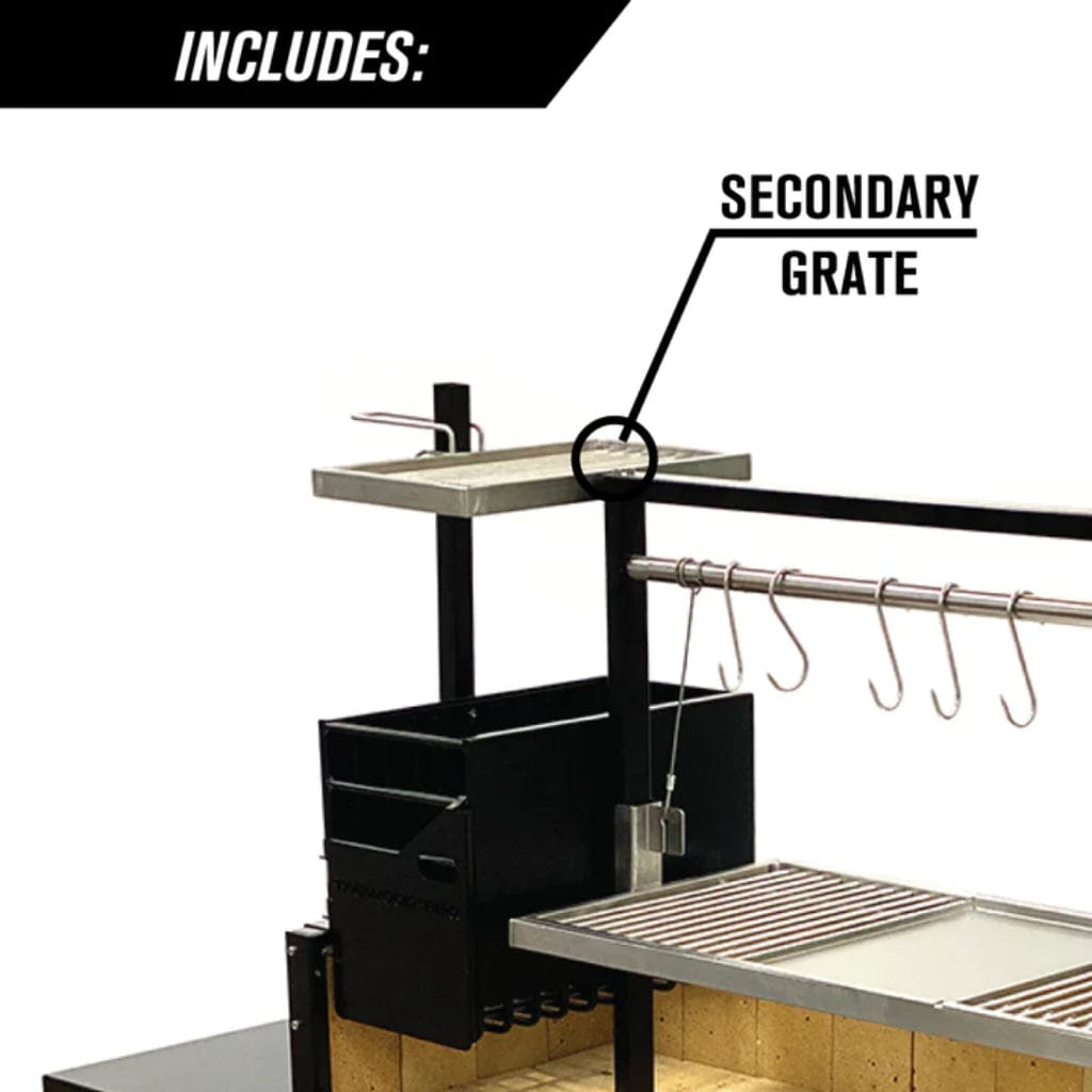Tagwood BBQ 68" Argentine Santa Maria Wood Fire & Charcoal Grill BBQ03SI