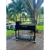 Tagwood BBQ 68" Argentine Santa Maria Wood Fire & Charcoal Grill BBQ03SI