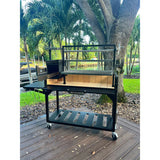 Tagwood BBQ 68" Argentine Santa Maria Wood Fire & Charcoal Grill BBQ03SI
