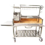 Tagwood BBQ 70" All Stainless Steel XL Argentine Wood Fire & Charcoal Grill BBQ23SS