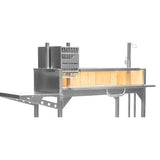 Tagwood BBQ Argentine Santa Maria 74" Stainless Steel Wood Fire and Charcoal Grill BBQ08SS