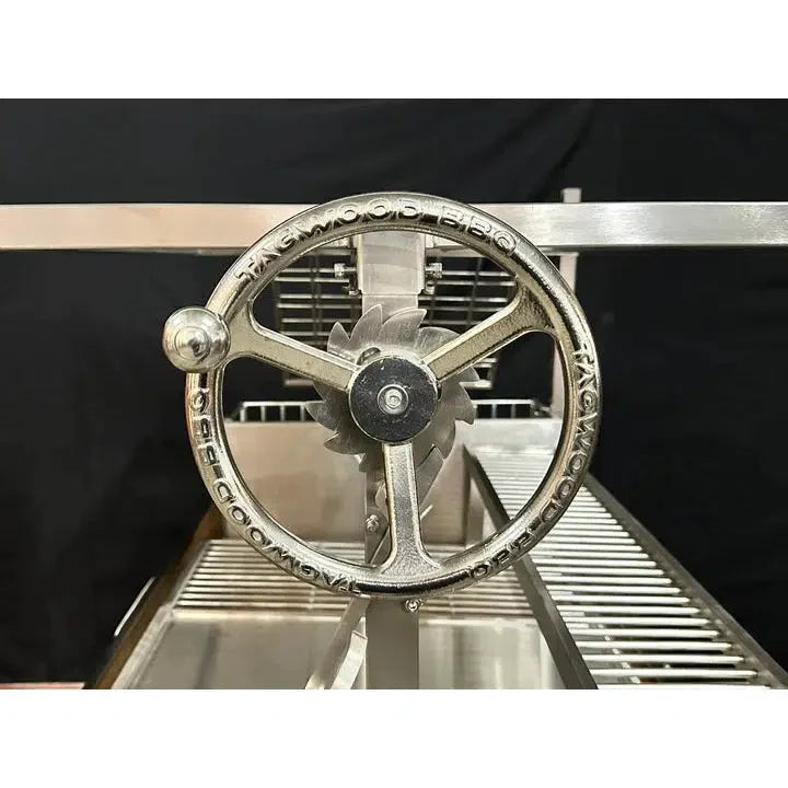 Tagwood BBQ Argentine Santa Maria 91" XL Stainless Steel Wood Fire and Charcoal Grill BBQ26SS