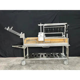 Tagwood BBQ Argentine Santa Maria 91" XL Stainless Steel Wood Fire and Charcoal Grill BBQ26SS