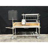 Tagwood BBQ Argentine Santa Maria 91" XL Stainless Steel Wood Fire and Charcoal Grill BBQ26SS