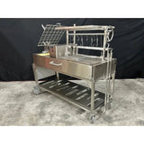 Tagwood BBQ Argentine Santa Maria 91" XL Stainless Steel Wood Fire and Charcoal Grill BBQ26SS