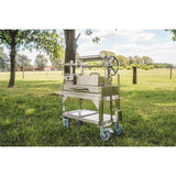 Tagwood BBQ MINI Argentine Santa Maria Partially Assembled Wood Fire & Charcoal Gaucho Grill BBQ03SS