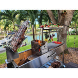 Tagwood BBQ 92" Argentine Santa Maria Wood Fire and Charcoal Grill BBQ06SS