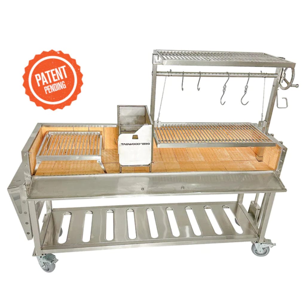 Tagwood BBQ 92" Argentine Santa Maria Wood Fire and Charcoal Grill BBQ06SS