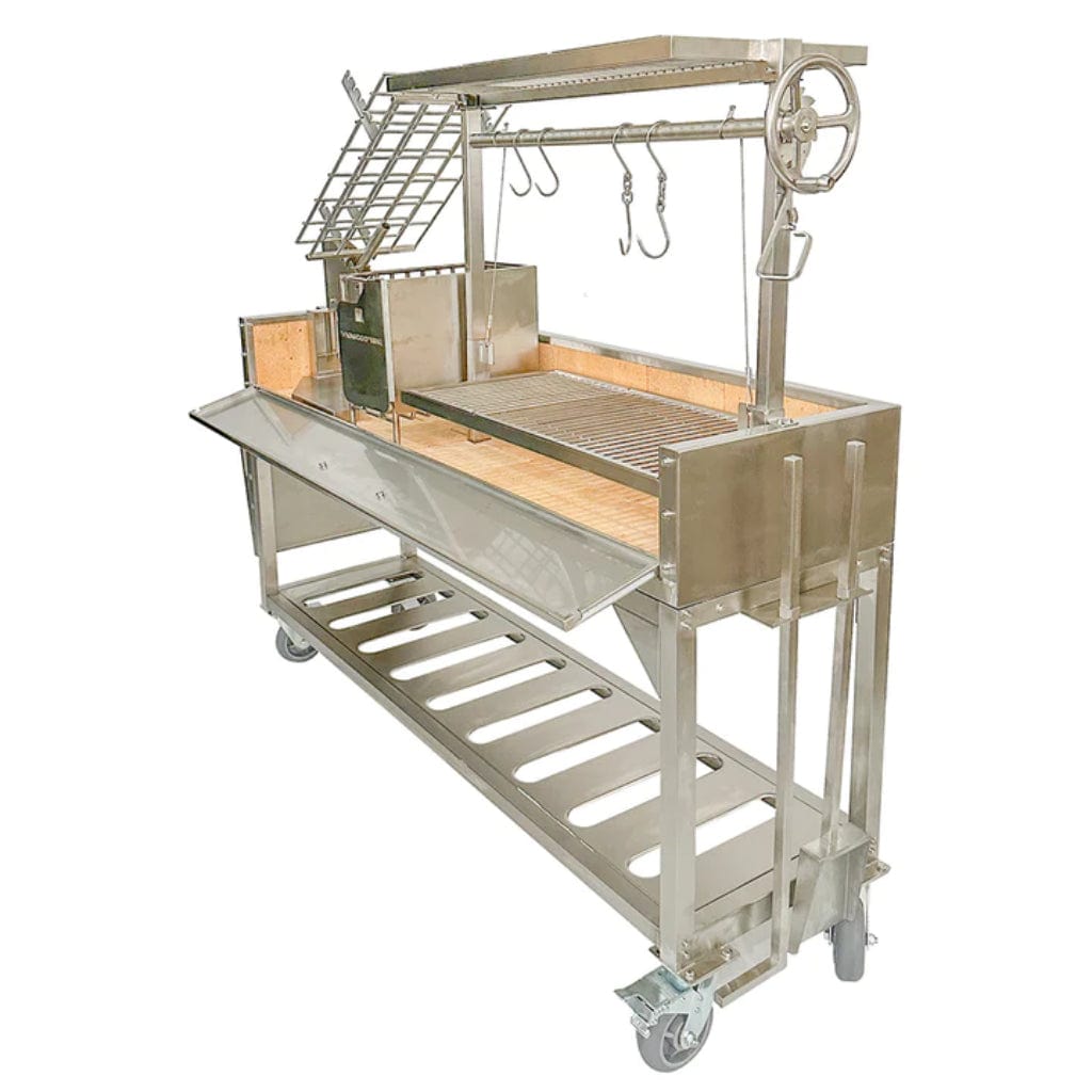 Tagwood BBQ 92" Argentine Santa Maria Wood Fire and Charcoal Grill BBQ06SS