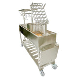 Tagwood BBQ 92" Argentine Santa Maria Wood Fire and Charcoal Grill BBQ06SS