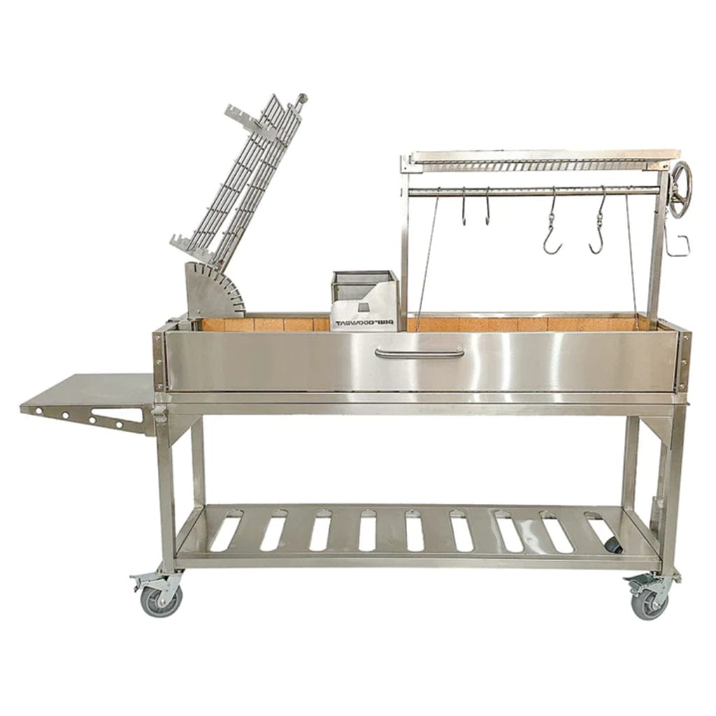 Tagwood BBQ 92" Argentine Santa Maria Wood Fire and Charcoal Grill BBQ06SS