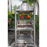 Tagwood BBQ Argentine Santa Maria Wood Fire & Charcoal Stainless Steel Gaucho Grill BBQ12SS