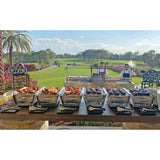Tagwood BBQ Double Argentine Santa Maria 116" Stainless Steel Wood Fire and Charcoal Grill BBQ24SS