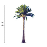 Designer Plants USA Tall Artificial Florida Palm Tree (13ft To 23ft) UV Resistant
