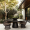 Carbon Designs The Thatcher Outdoor Dining Table