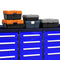Chery Industrial 10ft 25-Drawer Storage Workbench with Wheels