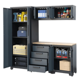 Chery Industrial 6-Piece Garage Storage Cabinet Set