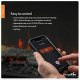 SimpliFire Triton 50-Inch Multi-View Smart Electric Fireplace