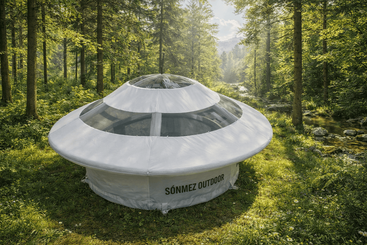 Sonmez Outdoor UFO Tent Inflatable Floating Tent with Digital Air Pump