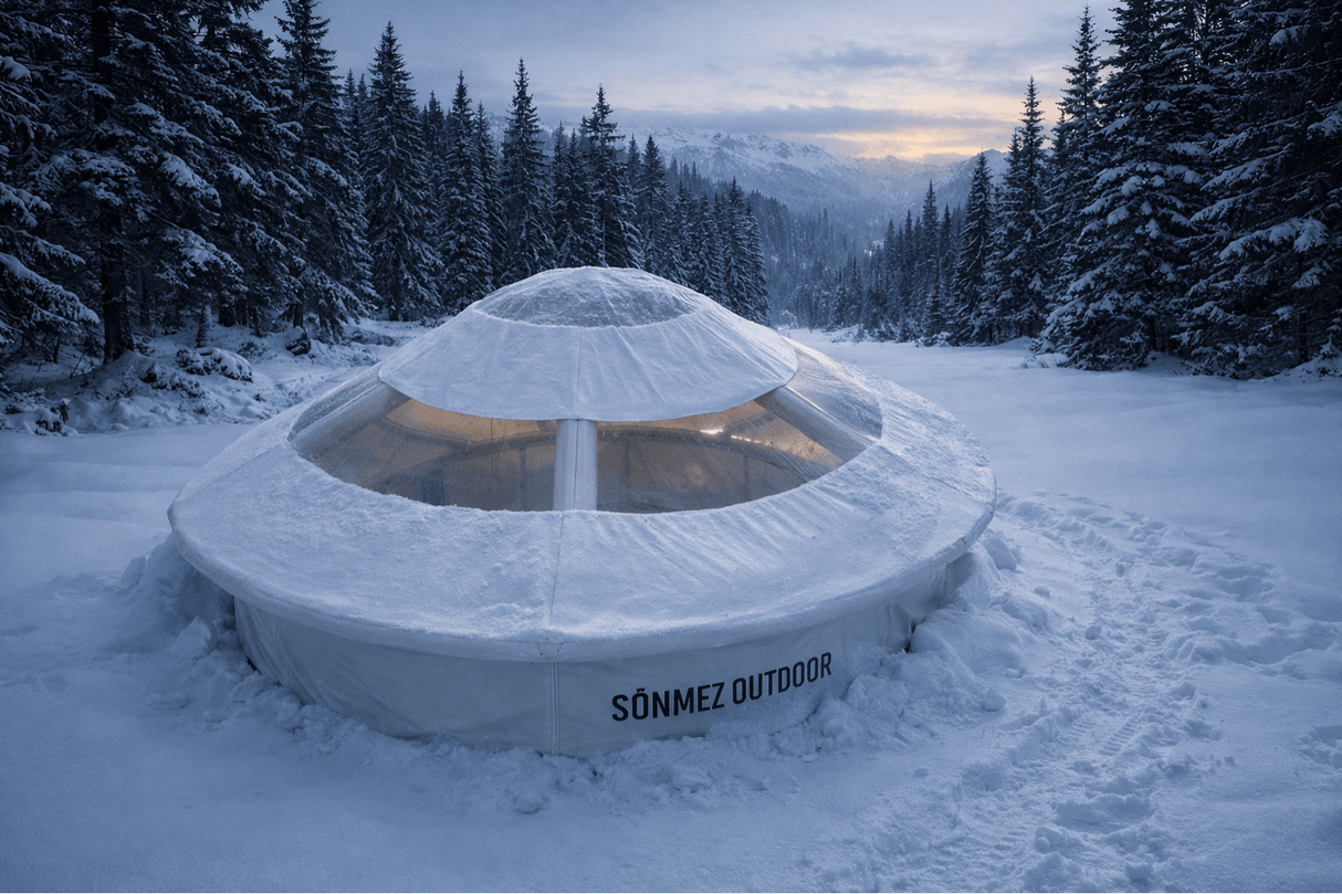 Sonmez Outdoor UFO Tent Inflatable Floating Tent with Digital Air Pump