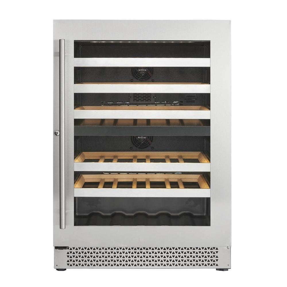 Cavavin Vinoa 24 in. 41 Bottle Wine Cooler in Stainless Steel V-041WDZ