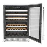 Cavavin Vinoa 24 in. 41 Bottle Wine Cooler in Stainless Steel V-041WDZ