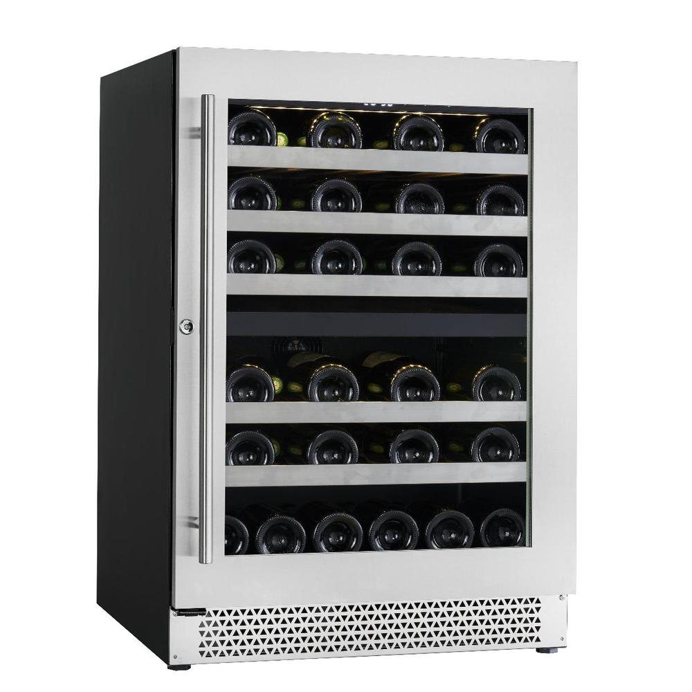 Cavavin Vinoa 24 in. 41 Bottle Wine Cooler in Stainless Steel V-041WDZ