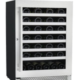 Cavavin Vinoa 24 in. 48 Bottle Wine Cooler in Stainless Steel V-048WSZ