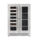 Cavavin Vinoa 24 in. 66 Can/21 Bottle Beverage Center in Stainless Steel V-87WBVC