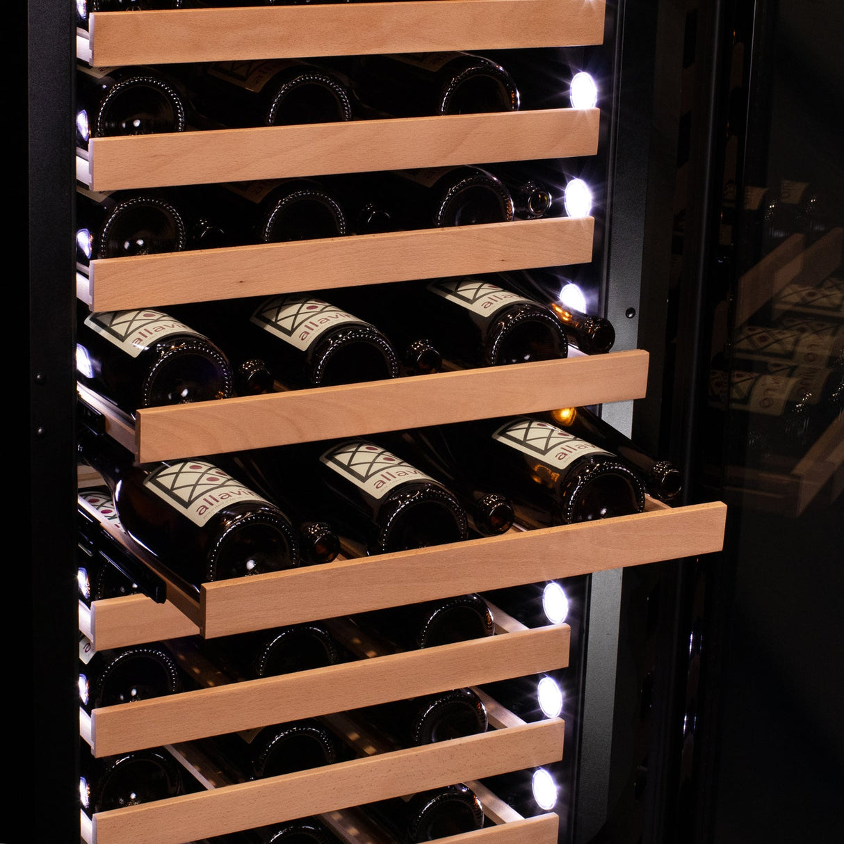 Allavino 107 Bottle Single Zone Panel Ready Wine Refrigerator VCWR-107PRS-1R