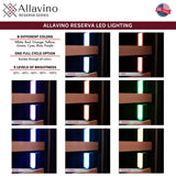 Allavino 15" Wide Reserva Series Stainless Steel Left Hinge Beverage Center