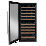 Allavino Reserva Series 119-Bottle 55″ Tall Dual Zone Left Hinge Stainless Steel Wine Refrigerator VSW11955D-2SL