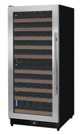 Allavino Reserva Series 119-Bottle 55″ Tall Dual Zone Left Hinge Stainless Steel Wine Refrigerator VSW11955D-2SL