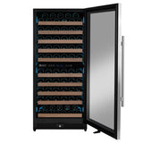Allavino Reserva Series 119 Bottle 55" Tall Dual Zone Right Hinge Stainless Steel Wine Refrigerator