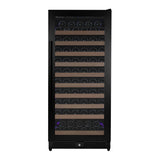 Allavino Reserva Series 119‑Bottle 55″ Semi Tall Single Zone Right Hinge Black Metal Wine Refrigerator VSW11955S‑1BR