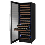 Allavino Reserva Series 154 Bottle 71" Tall Dual Zone Left Hinge Stainless Steel Wine Refrigerator