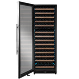Allavino Reserva Series 154 Bottle 71" Tall Dual Zone Left Hinge Stainless Steel Wine Refrigerator