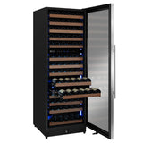 Allavino Reserva Series 154 Bottle 71" Tall Dual Zone Right Hinge Stainless Steel Wine Refrigerator