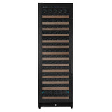 Allavino Reserva Series 163 Bottle 71" Tall Single Zone Left Hinge Black Metal Wine Cooler Refrigerator