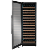 Allavino Reserva Series 163 Bottle 71" Tall Single Zone Left Hinge Stainless Steel Wine Refrigerator