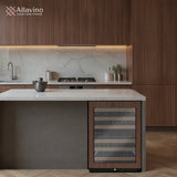 Allavino Reserva Series 51″ Dual Zone Built‑In Luxury Wine Refrigerator with Panel‑Ready Overlay Door Left Hinge